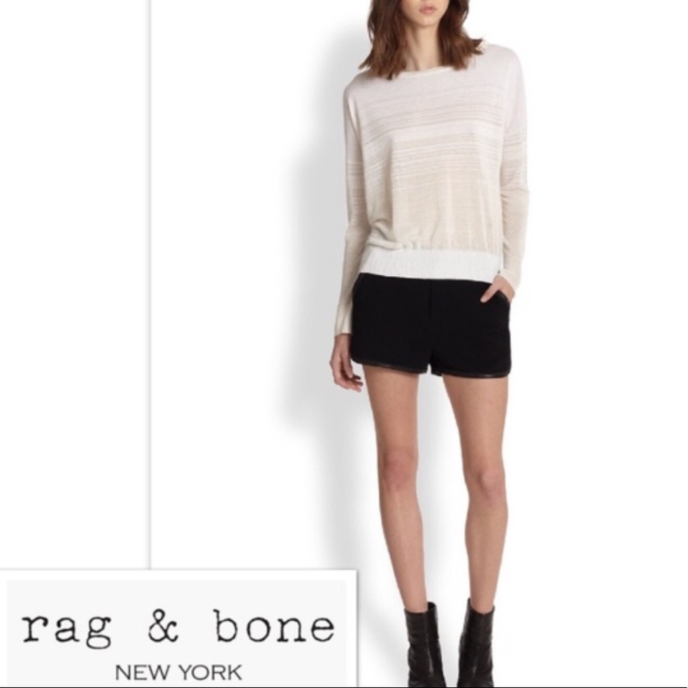 Rag & Bone black dressy shorts